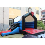 Superman inflatable bouncer slide jumping castles